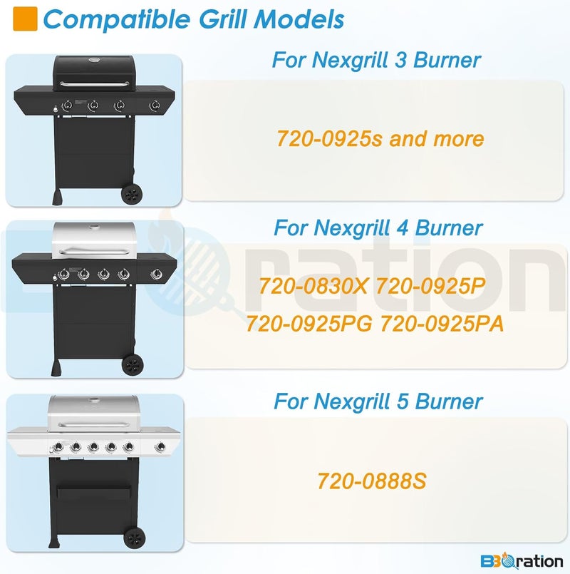 BBQration Universal Warming Rack for Nexgrill Grill Parts 720-0888S 720-0830X 720-0925P 720-0925PG, Grill Top Rack for Nexgrill 720-0830X, Adjustable Grill Warming Rack for Nexgrill Replacement Parts - Image 2